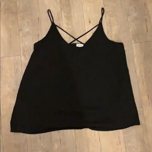 Lace front camisole.